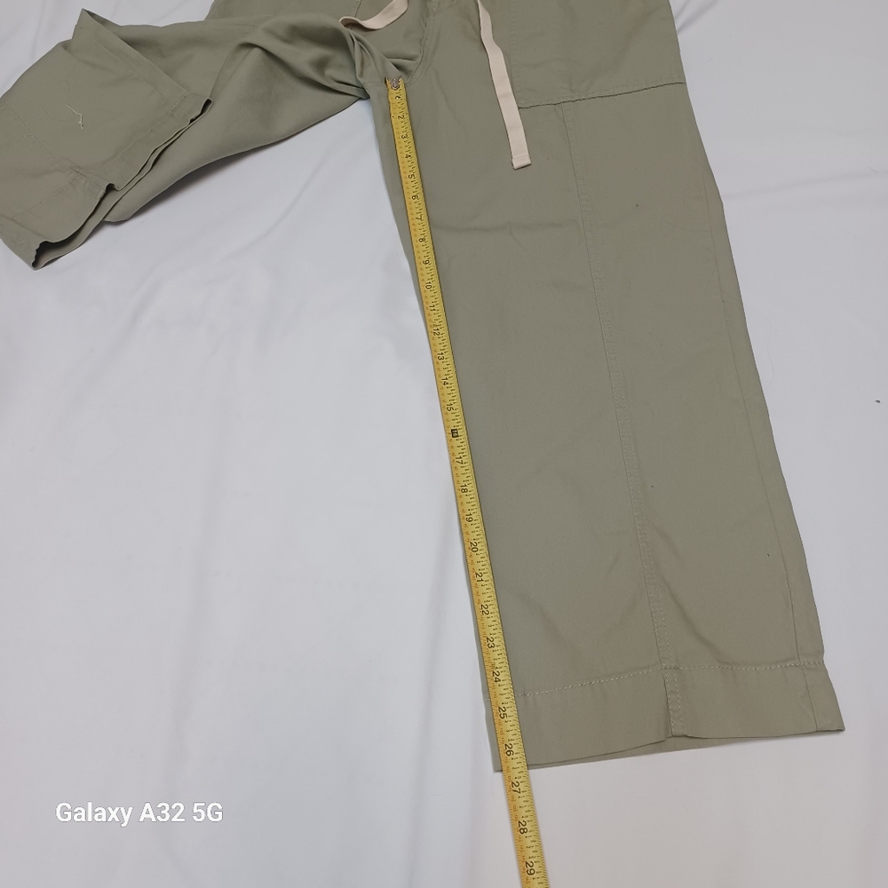 Kensie Women Size 10/30 Olive Green Drawstring Pants - Picture 13 of 17